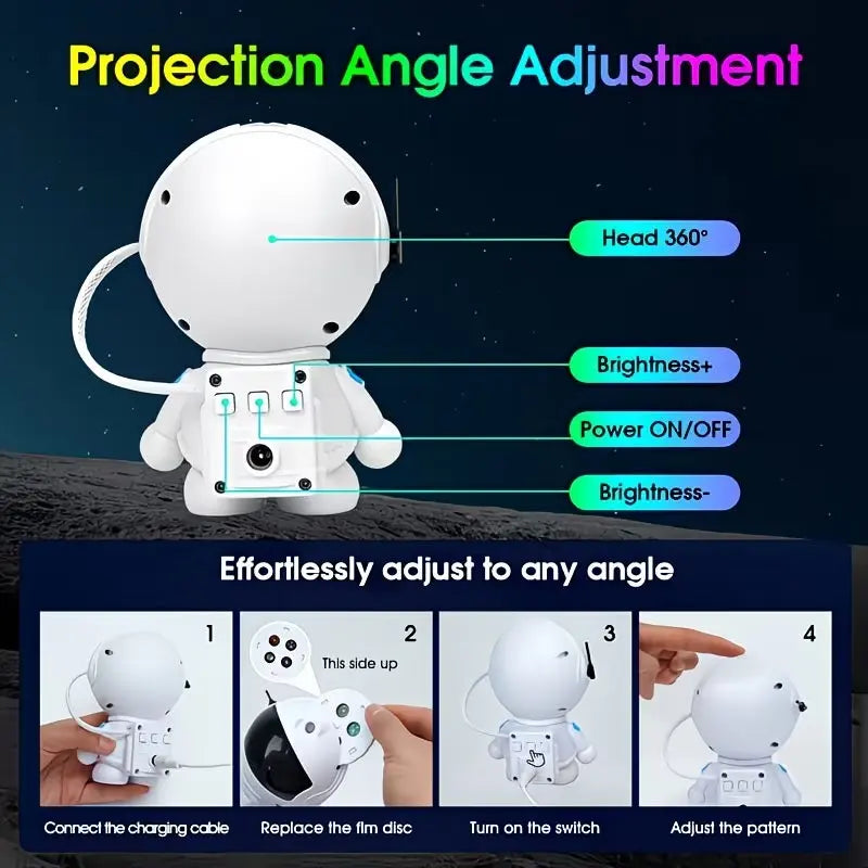 Astronaut Projector Night Light